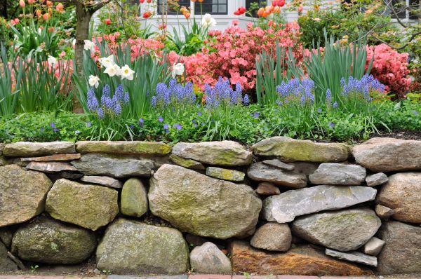 Stone Wall Hardscaping in Prior Lake